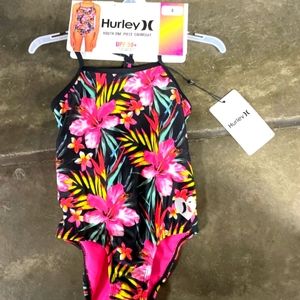 HURLEY NWT Girls Bathingsuit Size 4